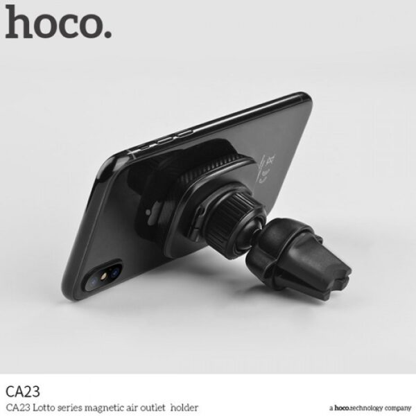 HOCO CA23 Magnet Car Mount Phone Holder  -  BLACK - Image 4