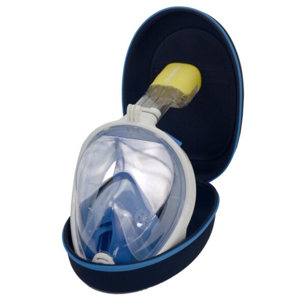Full Snorkeling Mask for Action Camera  -  SIZE M  BLUE - Image 5