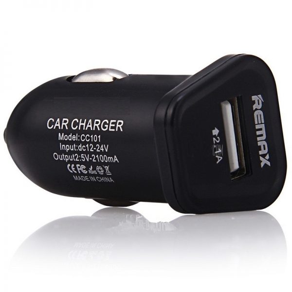 REMAX CC101 Car Charger Adapter Fast Charging  -  BLACK - Image 2