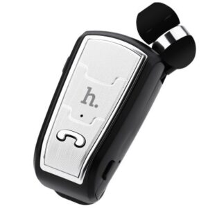 HOCO E4 Bluetooth V4.0 Retractable Clip-on Headset  -  BLACK