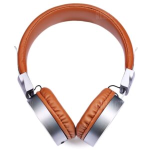 HOCO W2 3.5MM Wired Gaming Headset Creative Headphones  -  BROWN