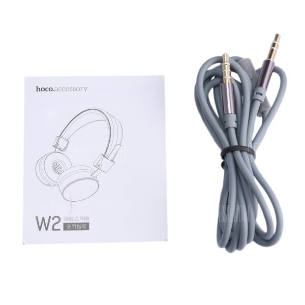 HOCO W2 3.5MM Wired Gaming Headset Creative Headphones  -  BROWN - Image 5