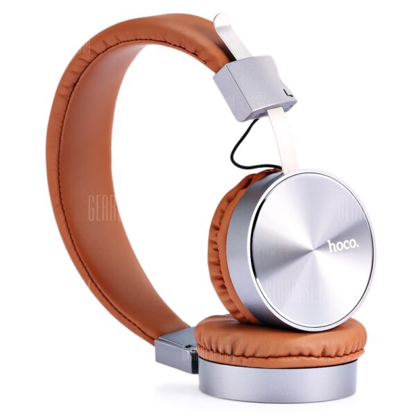 HOCO W2 3.5MM Wired Gaming Headset Creative Headphones  -  BROWN - Image 6