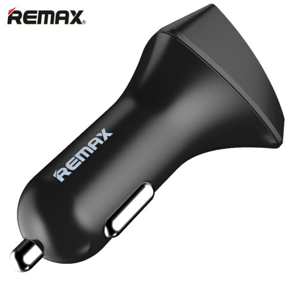 Remax Universal Triple USB Ports Car USB Charger  -  BLACK - Image 3