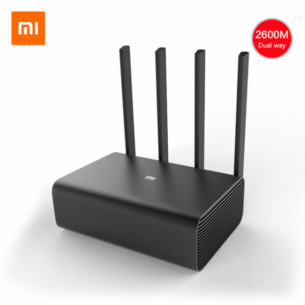 Original Xiaomi 2600Mbps 1TB Wireless Router HD  -  HD  GRAY - Image 4