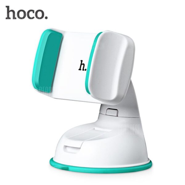 HOCO CA5 Sucking Disc Auto Clip Phone Car Mount Holder  -  BLUE AND WHITE