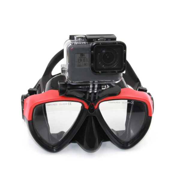 TELESIN Professional Tempered Glass Dive Glasses  -  BLACK - Image 3