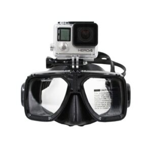 TELESIN Professional Tempered Glass Dive Glasses  -  BLACK