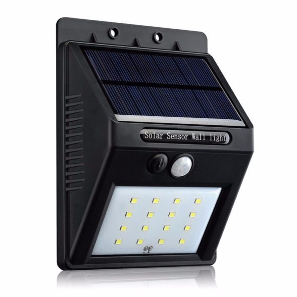 16 LED Super Bright Solar Sensor Outdoor Wall Light Motion Activated Security Light