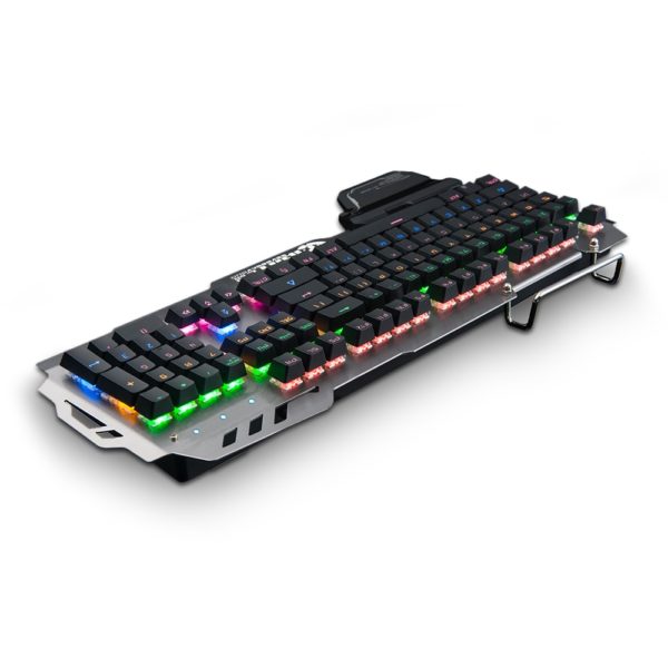 7pin PK-900 PK900 104 Keys Mechanical Keyboard Standard Gaming Blue Switch all-key with Backlight  for Gamers - Image 4