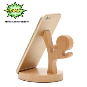 Acoki Universal Portable Wooden Style Cellphone Holder Stand Bracket