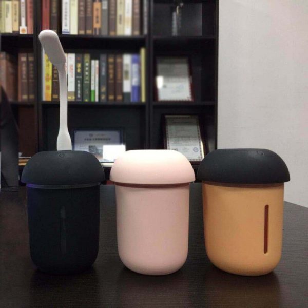 Air Humidifier 3 In 1 USB Cool Mini Mist Maker LED Novelty Lighting Electric Humidifier Aroma Oil Diffuser Ultrasonic Night Lamp - Image 5