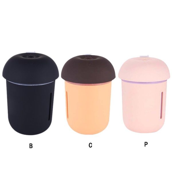 Air Humidifier 3 In 1 USB Cool Mini Mist Maker LED Novelty Lighting Electric Humidifier Aroma Oil Diffuser Ultrasonic Night Lamp - Image 6