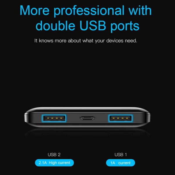 Baseus 10000mAh Power Bank Portable Charging Powerbank 10000 Slim Poverbank External Battery Pack Charger For Xiaomi Mi 9 iPhone - Image 5