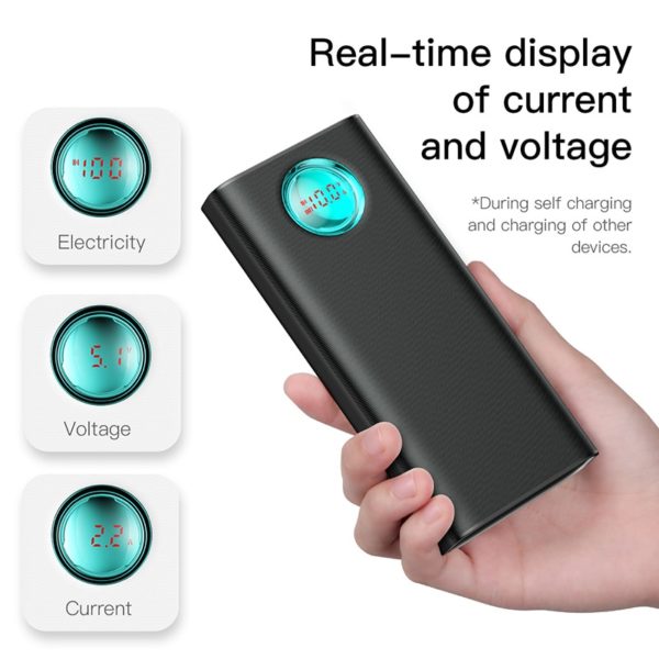 Baseus 20000mAh Power Bank For iPhone Samsung Huawei Type C PD Fast Charging + Quick Charge 3.0 USB Powerbank External Battery - Image 3