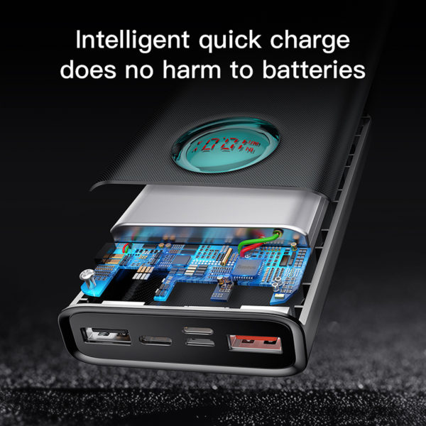 Baseus 20000mAh Power Bank For iPhone Samsung Huawei Type C PD Fast Charging + Quick Charge 3.0 USB Powerbank External Battery - Image 5