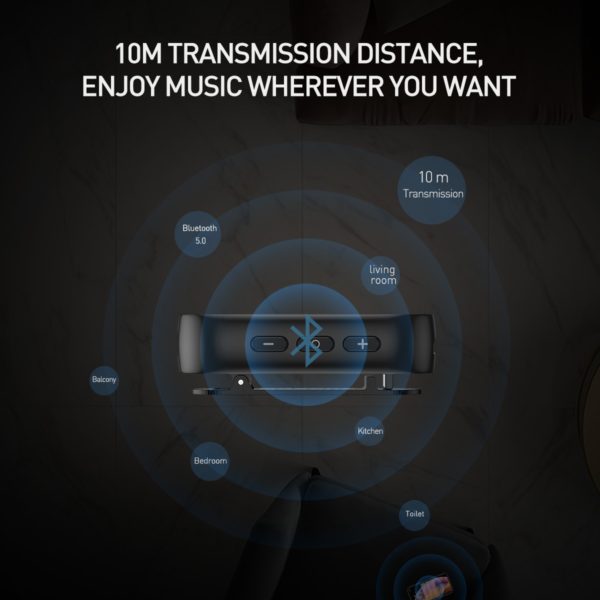 Baseus Bluetooth 5.0 Receiver For 3.5mm Jack Earphone Headphone AUX Wireless Adapter Bluetooth Audio Music Receiver Transmitter - Image 4