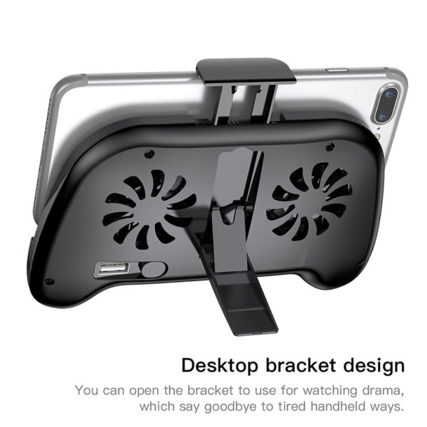 Baseus Mobile Phone Cooler For iPhone Xs Max Xr X Samsung S10 S9 Gamepad  Holder Stand Cooling Controller Support Charging - Image 2
