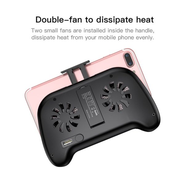 Baseus Mobile Phone Cooler For iPhone Xs Max Xr X Samsung S10 S9 Gamepad  Holder Stand Cooling Controller Support Charging - Image 6