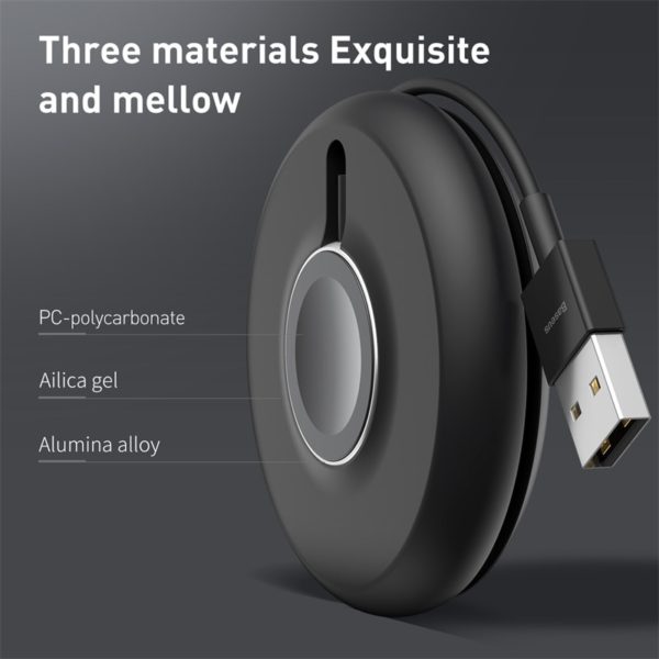 Baseus Qi Wireless Charger For Apple Watch 4 3 2 1 Series Magnetic USB  Fast Wireless Charging Pad With Cable - Image 6