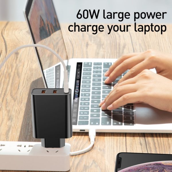 Baseus Quick Charge 4.0 3.0 Multi USB Charger For iPhone Xiaomi Samsung Huawei SCP QC4.0 QC3.0 QC C PD Fast Mobile Phone Charger - Image 2