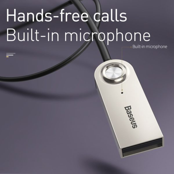 Baseus USB Bluetooth Adapter Dongle Cable For Car 3.5mm Jack Aux Bluetooth 5.0 4.2 4.0Receiver Speaker Audio Music Transmitter - Image 6