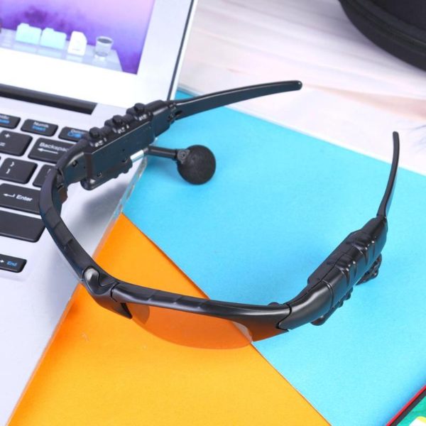 Bluetooth Sunglasses Outdoor Sport Earphone Wireless Stereo Headset with Microphone support - Image 4