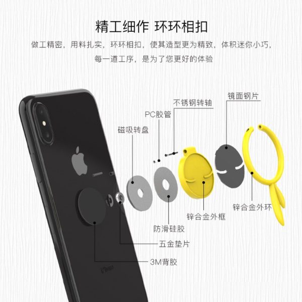 CHEERYMOON Winking Rabbit Series Holder Universal Mobile Phone Stand Finger Grip For iPhone Ring Samsung Bracket AE Saver SHIP - Image 4