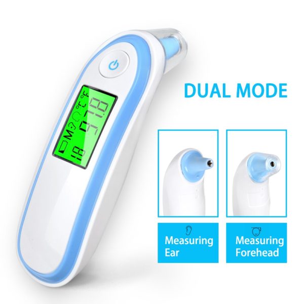 ELERA Body Thermometer Infrared Baby Non-contact LCD Digital Ear  Forehead Temperature Child adult medical fever - Image 2