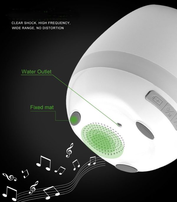 Music Flower Pot Speaker Smart Wireless Finger Bluetooth Switch Office Living Room Decoration Home Speaker Desk Touch Night LED - Image 5