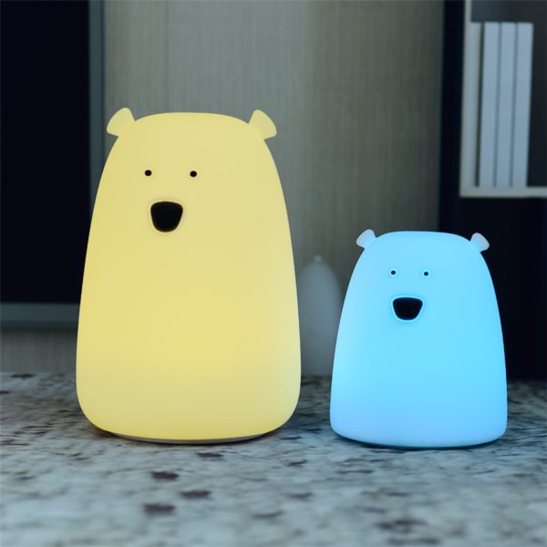Silicone bear Night Light Bedside Lamp - Image 5