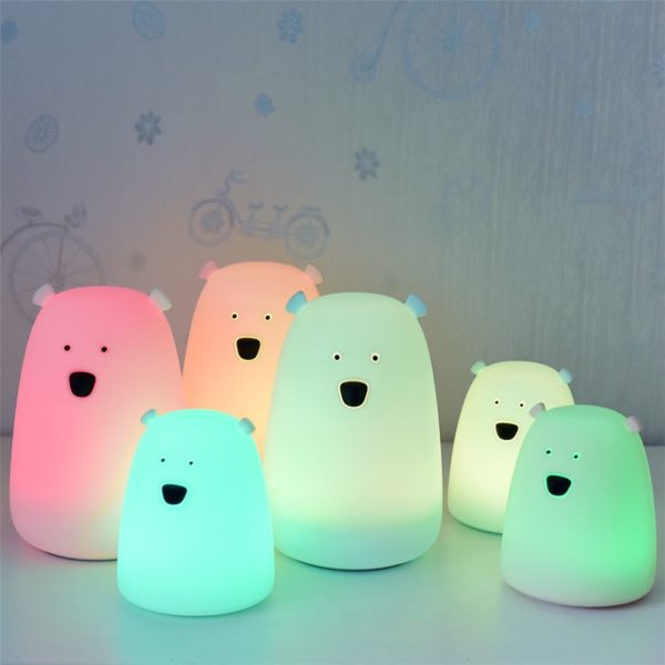 Silicone bear Night Light Bedside Lamp - Image 6