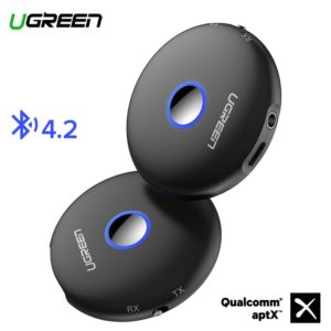 Ugreen Bluetooth 4.2 Transmitter Receiver aptx Adapter 3.5mm jack Audio For TV Headphones PC Music Receptor AUX Bluetooth 3.5 mm