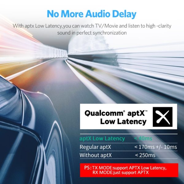 Ugreen Bluetooth 4.2 Transmitter Receiver aptx Adapter 3.5mm jack Audio For TV Headphones PC Music Receptor AUX Bluetooth 3.5 mm - Image 5