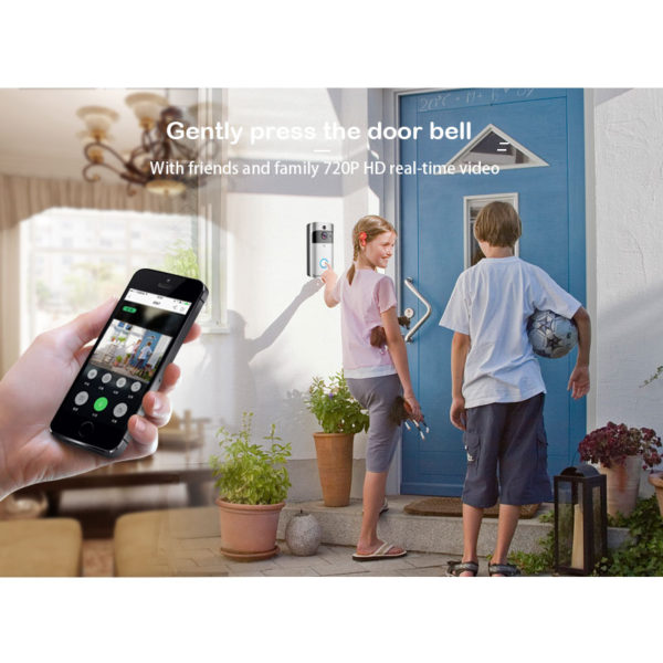 Smart Wireless Wifi Video Doorbell 720P Phone Call Door Bell Camera Home Security Monitoring - Image 2