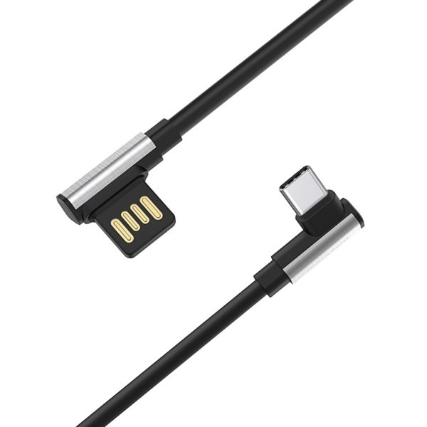 Cable USB to USB-C BU5 Ice steel