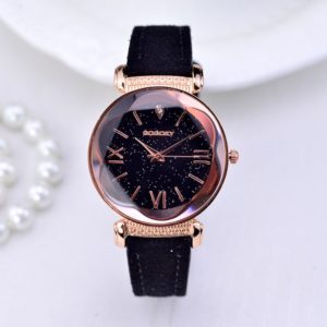 Women's Stars Printed Leather Watch