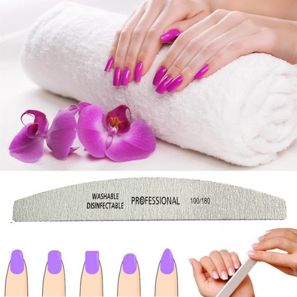 Sanding Buffer Block Pedicure Manicure Buffing Polish Beauty Tools Professional Nail - Image 6