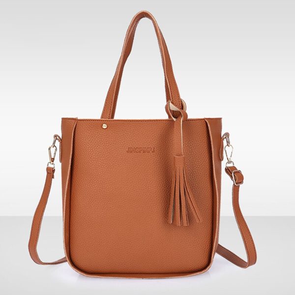 4PCS Handbag Set Women PU Leather Shoulder Bag for women 2019 M435 - Image 6