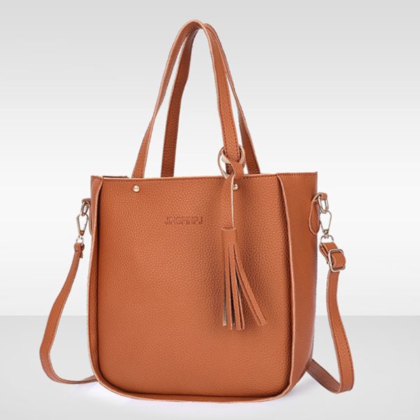 4PCS Handbag Set Women PU Leather Shoulder Bag for women 2019 M435