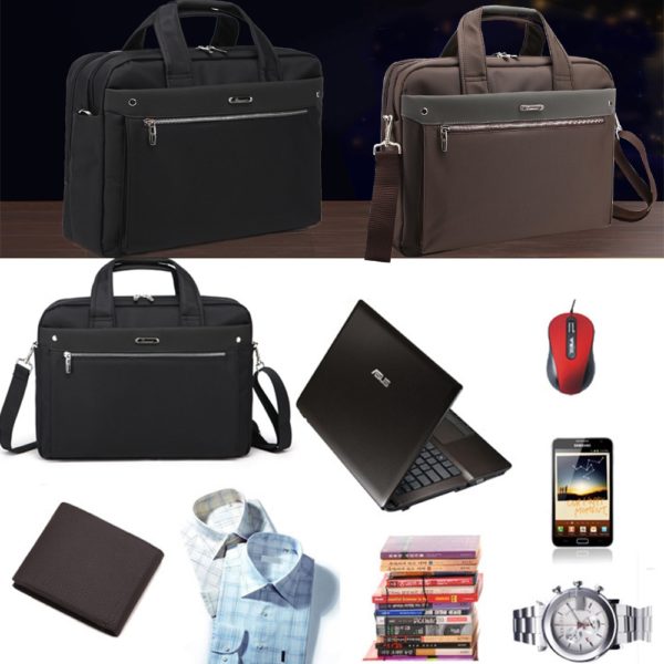 Fashion Large Capacity  Single Shoulder Office Bags For Business Men's Briefcase Brand 15 16 17 Inch Male Laptop Mens Bag - Image 3