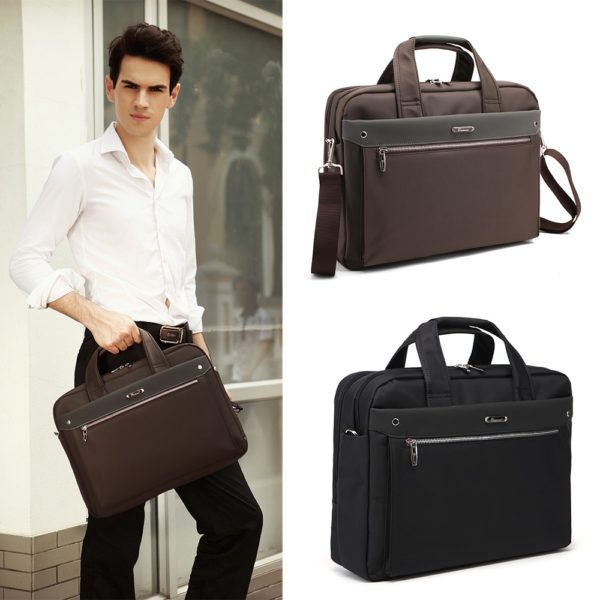 Fashion Large Capacity  Single Shoulder Office Bags For Business Men's Briefcase Brand 15 16 17 Inch Male Laptop Mens Bag - Image 5