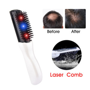 Hair Growth Care Electric Wireless Infrared Ray  Comb Hair follicle Stimulate Anti Dense Anti Hair-loss Head Massager