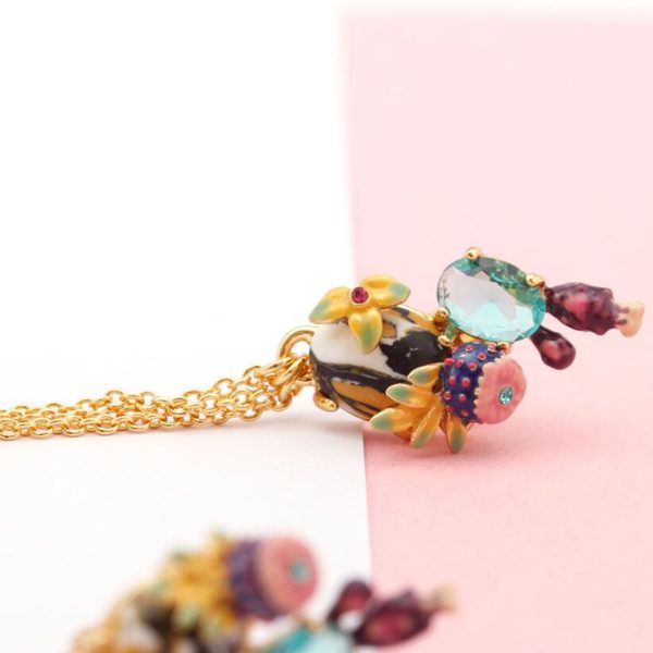 Juicy Grape Cactus Teal Crystal Tassel Long Stud Earrings Fashion Jewelry Women Charm Jewellery Boucle D Oreille Earrings - Image 5