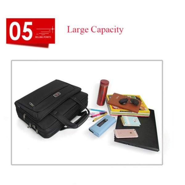 Large Capacity Men Single Shoulder Bag 14" 15" 16 Inche Travel Bag Men's casual fashion Handbags Business Briefcase Laptop Bag - Image 5