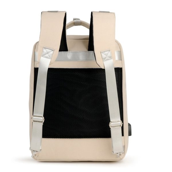 Large Capacity Men Waterproof Nylon Bag Women 15.6 Inch Laptop Backpack With Charging Port School Bags For Teenage Girl Boy 2019 - Image 2