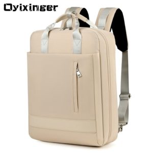 Large Capacity Men Waterproof Nylon Bag Women 15.6 Inch Laptop Backpack With Charging Port School Bags For Teenage Girl Boy 2019