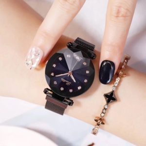Luxury Brand Ladies Watch Star Sky Diamond Bracelet Quartz Women Watches Magnetic Dress Rose Gold Wristwatch relogio feminino