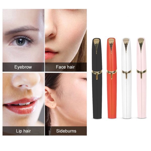 Multifunction Lipstick Eyebrow Trimmer Face Brows  Epilator Pen Mini Electric Shaver Painless - Image 2