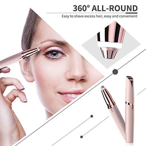 Multifunction Lipstick Eyebrow Trimmer Face Brows  Epilator Pen Mini Electric Shaver Painless - Image 6